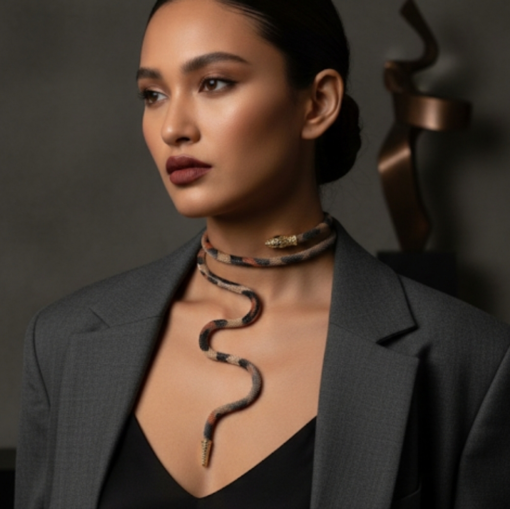 Elegant Snake Necklace